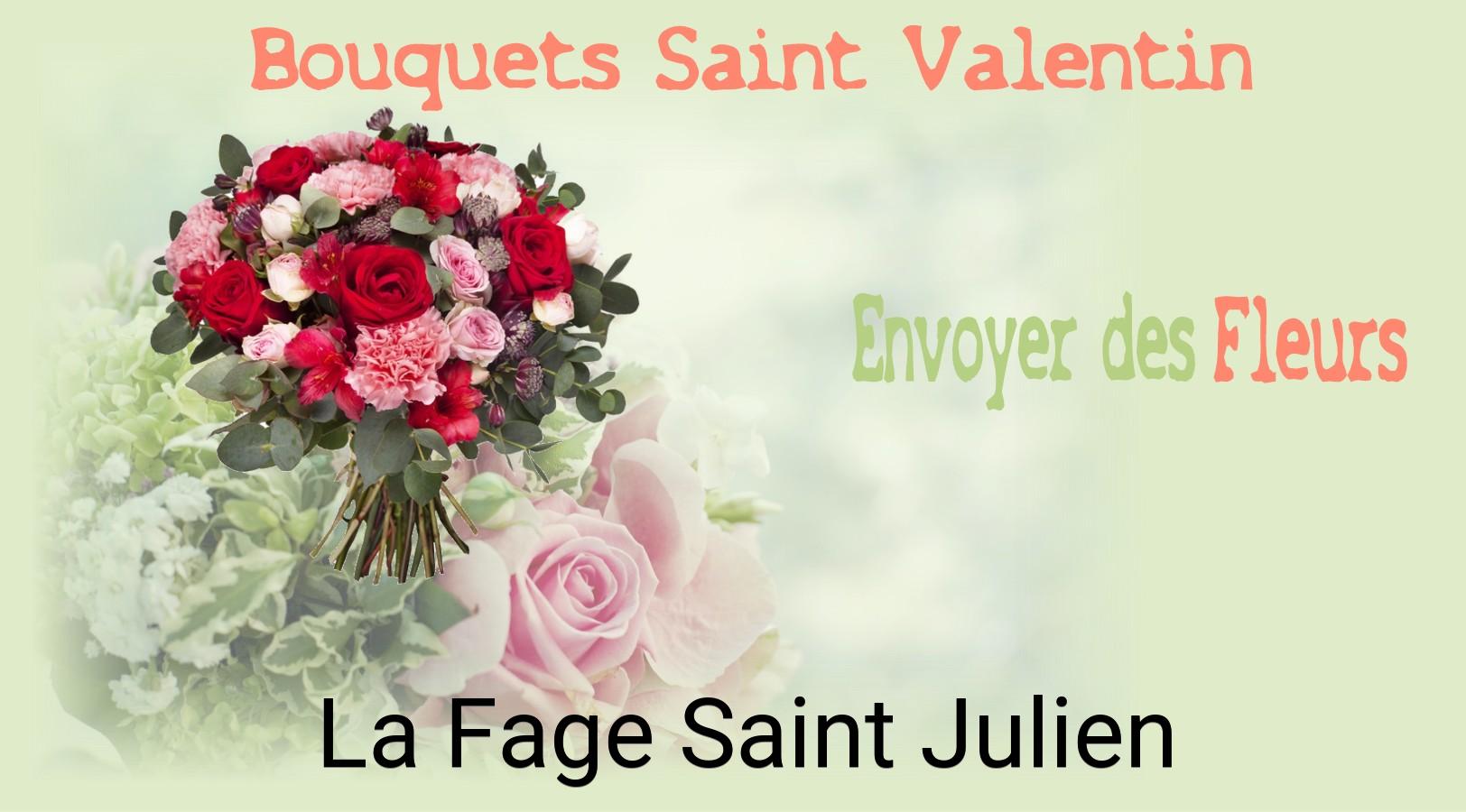 Roses de Saint-Valentin livrées à La Fage-Saint-Julien